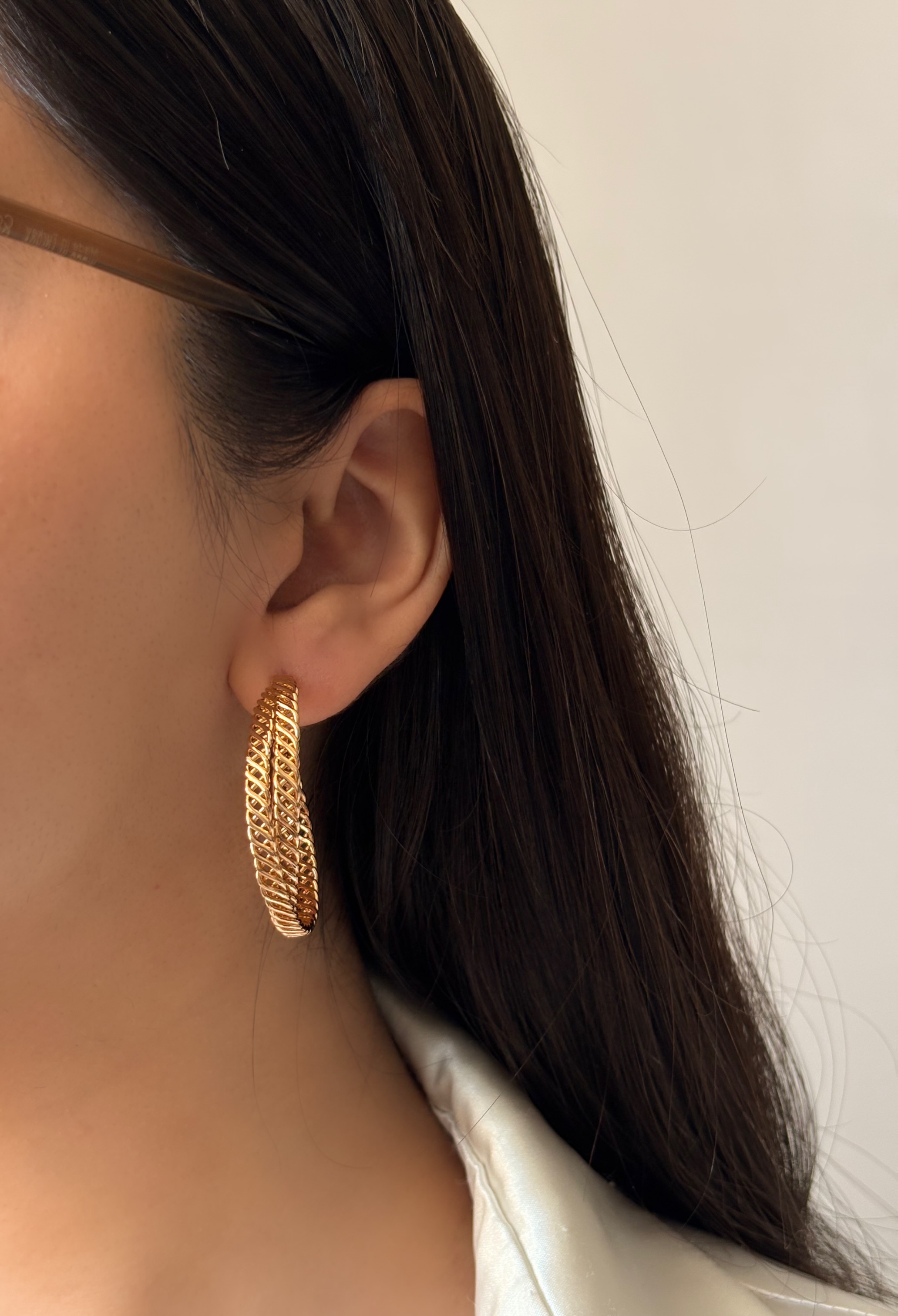 گوشواره حلقه ای بزرگ