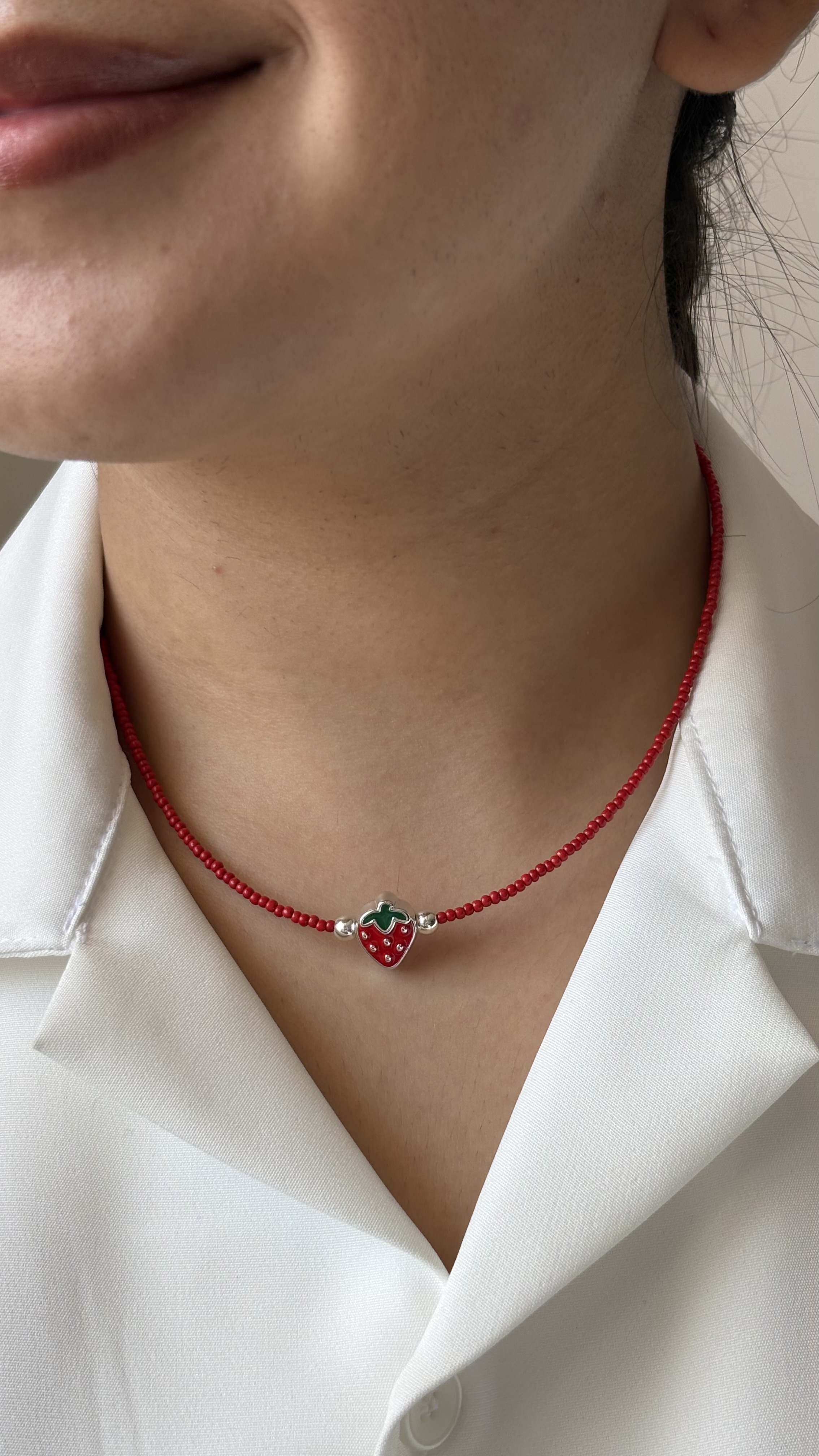 گردنبند ترک توت فرنگی
